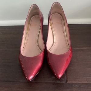 Stuart Weitzman size 8 red pumps